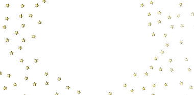 Beyaz Arkaplanda Altın Yıldız Konfeti: Kutlama Kavramı