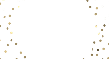 Parti Dekorasyonu İçin Beyaz Arkaplana Karşı Altın Konfeti