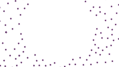 Dekorasyon için Beyaz Arkaplanda Zarif Yıldızlı Gökyüzü Deseni