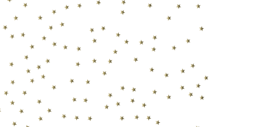 Beyaz arka planda altın yıldızlar, bayramı kutluyorlar.