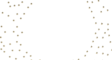 Kutlama tasarımı için beyaz zemin üzerinde altın yıldız konfetisi