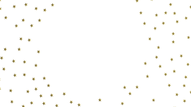 Altın Yıldız Konfeti Kutlamalar İçin Beyaz Arkaplanda Serpiştirildi