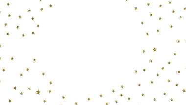 Beyaz Arkaplanda Altın Yıldız Konfeti: Kutlama ve Zarafet