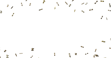 Kutlama için Beyaz Arkaplanda Altın Yüzde Sembolleri Düşüyor