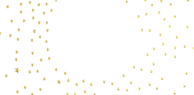 Kutlamalar için arka planda altın yıldız konfetisi