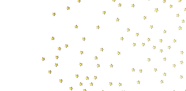 Kutlama ve Eğlence İçin Beyaz Arkaplanda Altın Yıldız Konfeti