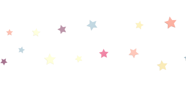 Beyaz arkaplanda renkli yıldız süslemeleri, tasarım için mükemmel