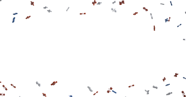 Beyaz Arkaplanda Yüzen Soyut Renkli İşaretler