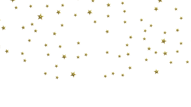Altın Yıldız Konfeti Kutlama İçin Beyaz Arkaplanda Düşüyor