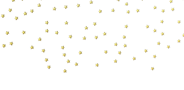 Beyaz üzerine altın yıldız konfeti arka planı her tasarım için mükemmeldir