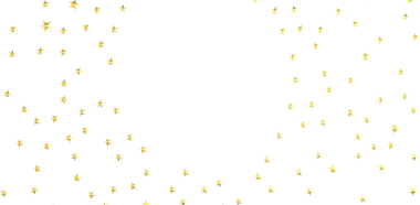 Beyaz arka planda altın yıldızların konfetisi kutlama unsuru