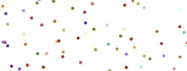 Kutlamalar ve Şenlik Tasarımları için Renkli Yıldız Konfeti Arkaplanı