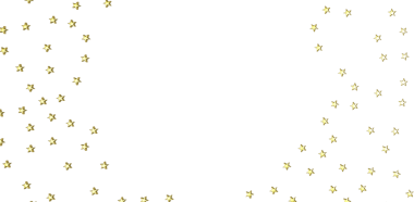 Tasarım elementleri için beyaz arkaplanda altın yıldız deseni