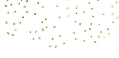 Kutlama veya Tasarım İçin Beyaz Arkaplanda Altın Yıldız Konfeti