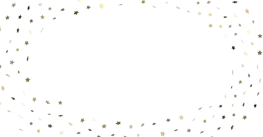 Soyut Altın Yıldız Konfeti Kutlama Arkaplanı Tasarımı