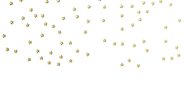 Altın Yıldız Konfeti Kutlamalar İçin Beyaz Arkaplanda Serpiştirildi