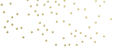 Altın Yıldız Konfeti Kutlamalar ve Şenlik Tasarımları İçin Beyaz Arkaplanda Düşüyor