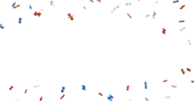 Temiz Beyaz Arkaplanda Kırmızı ve Beyaz% 3B Semboller
