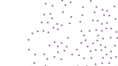 Mor Yıldızlı Gece Gökyüzü Beyaz Arkaplanda Dağılmış Yıldızlar Deseni