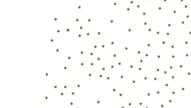 Kutlama ya da tasarım için beyaz zemin üzerinde altın yıldız desenleri