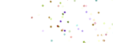Beyaz Arkaplanda Renkli Yıldız Konfeti: Kutlama Dekorasyonu Konsepti
