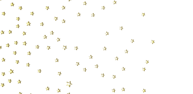 Beyaz Arkaplanda Altın Yıldız Konfeti: Kutlama ve Dekor