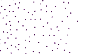 Dekorasyon ve Tasarım için Beyaz Arkaplanda Mor Yıldız Deseni