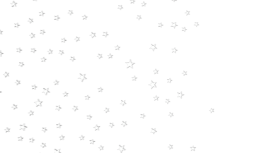 Basit bir Beyaz Arkaplanda Parlayan Beyaz Yıldızlı Konfeti