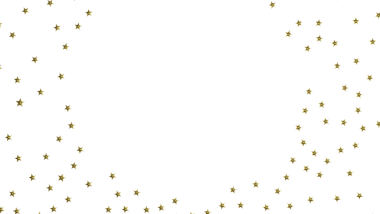 Kutlama Tasarımı İçin Beyaz Arkaplana Karşı Düşen Parlayan Altın Yıldızlar
