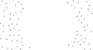 Beyaz Arkaplanda Gümüş Yıldızlar, Şenlikli ve Zarif Tasarım