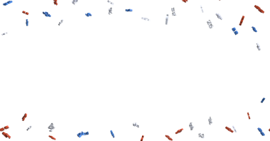 Kutlama: Beyaz Arkaplana Karşı Düşen Renkli Konfeti