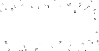 Soyut Yüzde Sembolleri Beyaz Arkaplanda İzole Edildi