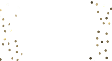 Beyaz Arkaplanda Zarif Altın Konfeti Kutlama ve Cazibe