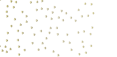 Beyaz Üzerine Dağılmış Altın Yıldızlarla Soyut Arkaplan