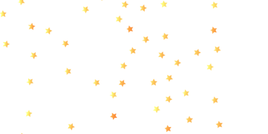 Beyaz Arkaplanda Altın Yıldız Konfeti: Kutlama ve Neşe.