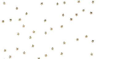 Tatil için Beyaz Arkaplanda Altın Yıldız Konfeti