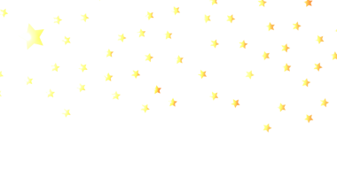 Beyaz Arkaplanda Altın Yıldızlı Gökyüzü Şablonu: Kutlama ve Neşe