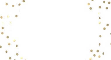 Beyaz Arkaplanda Kutlama İçin Zarif Altın Konfeti Düzenlemesi