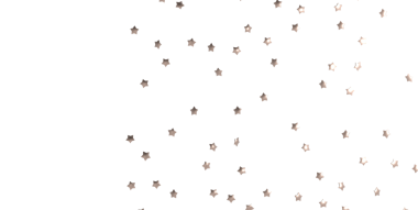 Beyaz arka planda ışıl ışıl gümüş yıldız konfetileri, şenlikli ve kutlamalı