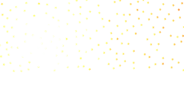 Kutlama ve Neşe İçin Beyaz Arkaplanda Altın Yıldız Konfeti