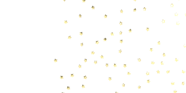 Beyaz Arkaplanda Altın Yıldız Konfeti Kutlama ve Tatil İçin İzole Edildi