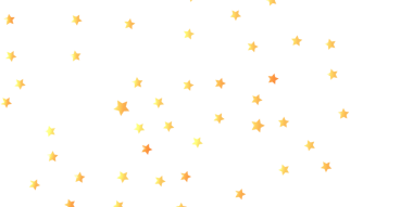 Beyaz Arkaplanda Altın Yıldız Konfeti: Kutlama ve Dekor