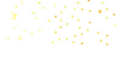 Özel bir olayı kutlamak için beyaz zemin üzerinde yüzen altın yıldızlar