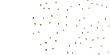 Beyaz Arkaplanda Altın Yıldız Konfeti: Kutlama ve Neşe