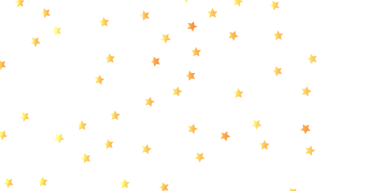 Kutlamalar ve etkinlikler için beyaz zemin üzerinde altın yıldız konfetisi