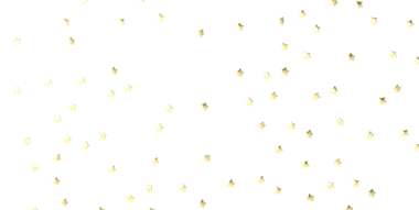 Kutlama için Beyaz Arkaplanda Altın Yıldız Konfeti