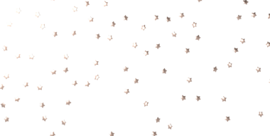 Beyaz arka planda parlayan yıldız konfetisi, özel anları kutluyor..