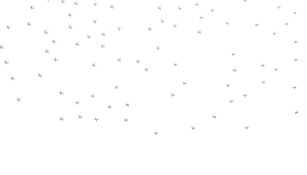 Beyaz zemin üzerinde minimalist gümüş yıldızlar soyut tasarım
