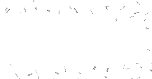 Beyaz Arkaplan ve Finans Konseptine Düşen Soyut Yüzde Sembolleri