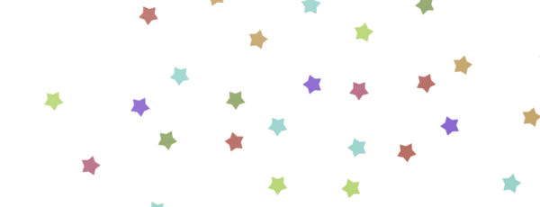 Kutlamalar, neşe ve mutluluk için renkli yıldız konfeti arka planı
